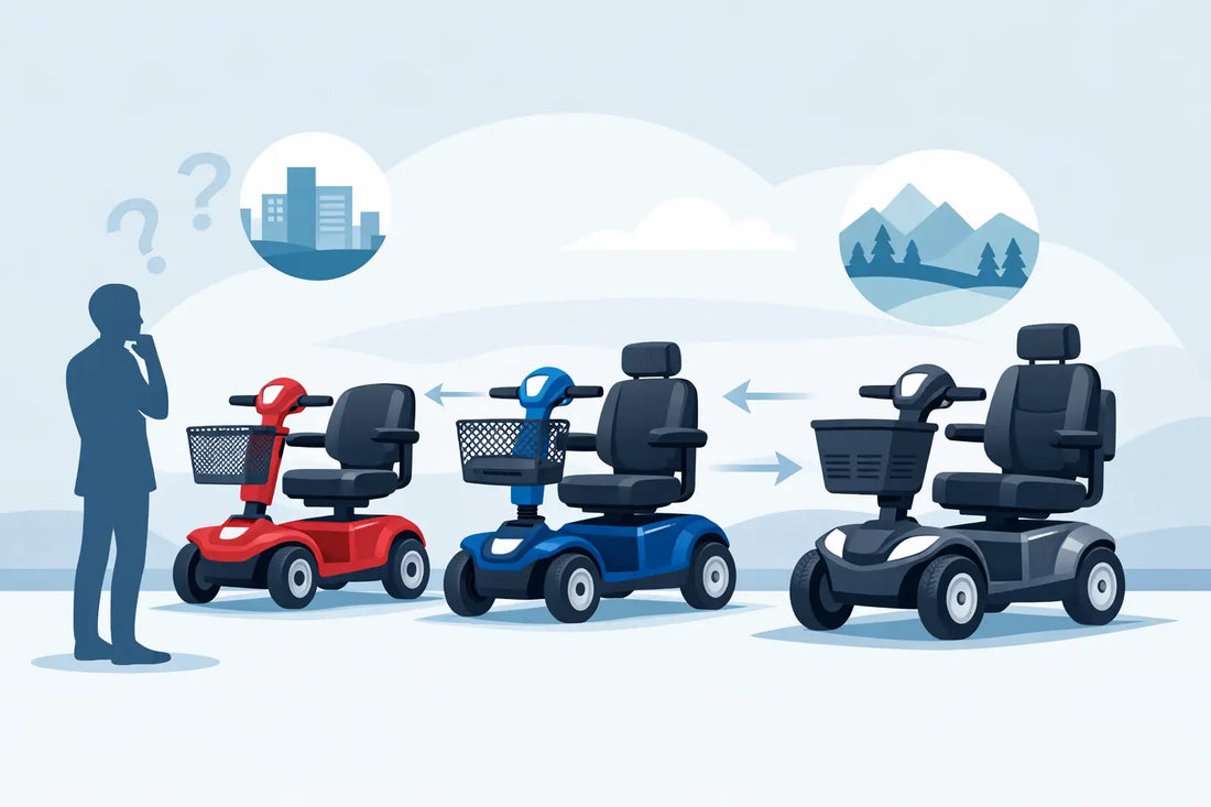 Mobilitetsscooter med kurv foran - hvad skal du vælge?