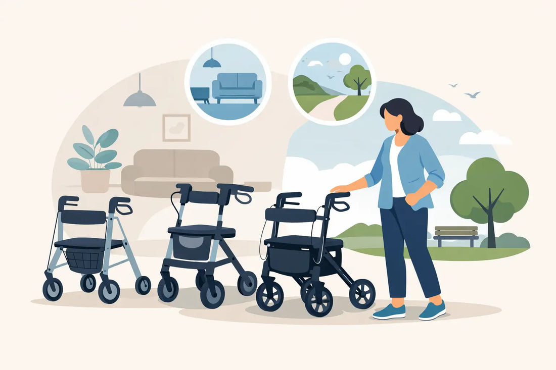 How to choose a rollator i hverdagen