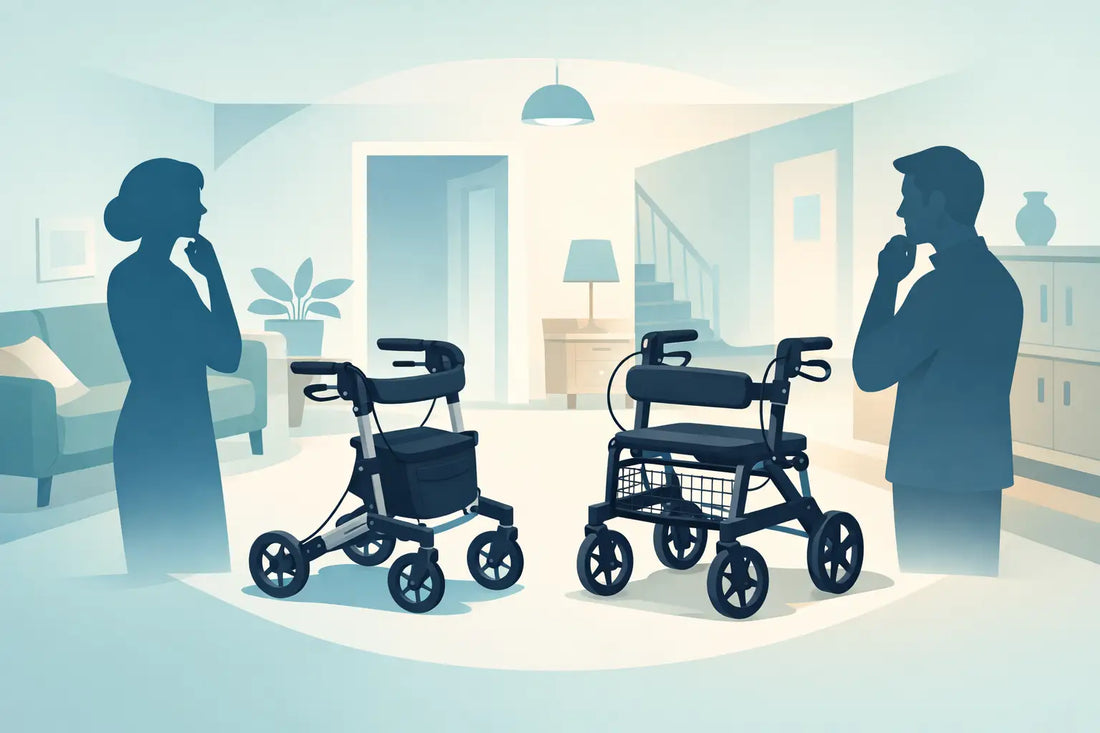 Hvilken rollator er bedst indendørs?